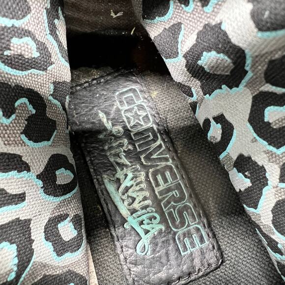 Wiz Khalifa x Converse Shoes Mens 9 Chuck Taylor Swag Hi Sneakers Teal Blue - Picture 8 of 11